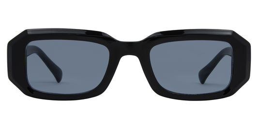 Asher - Gloss Black Frame with Blue Tinted lens