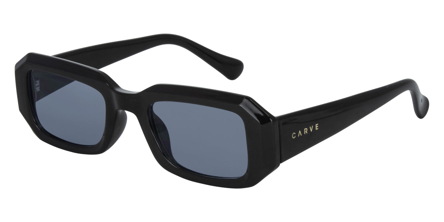 Asher - Gloss Black Frame with Blue Tinted lens