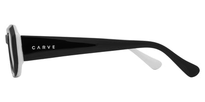 Asher - Gloss Black White Frame with Grey Lens
