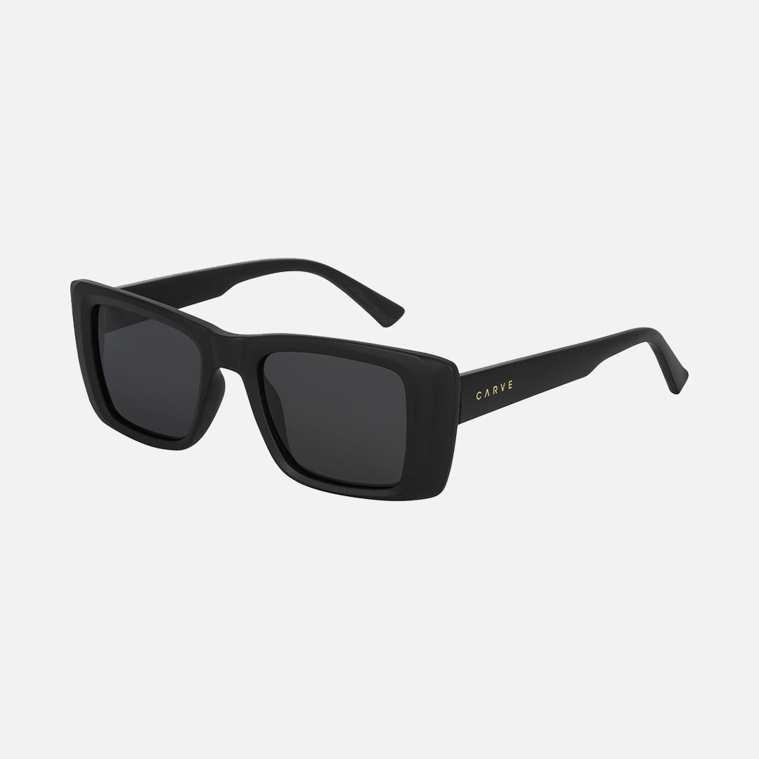 Hey Ho - Matt Black Frame with Dark Grey Polarized Lens