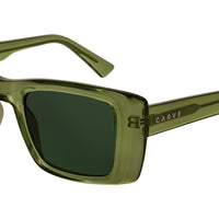 Hey Ho - Gloss Crystal Olive Frame with Green Lens