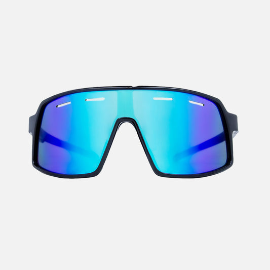 Sierra - Gloss Black Frame Grey Blue Iridium Lens with Venting