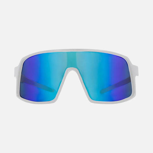 Sierra HD - Frame: Gloss White <br> Lens: Rose with External Blue Iridium