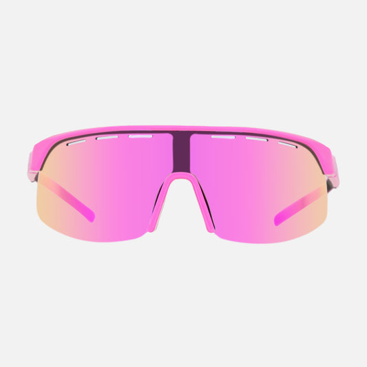 Velocity - Gloss Pink Frame Grey Pink Iridium with Venting