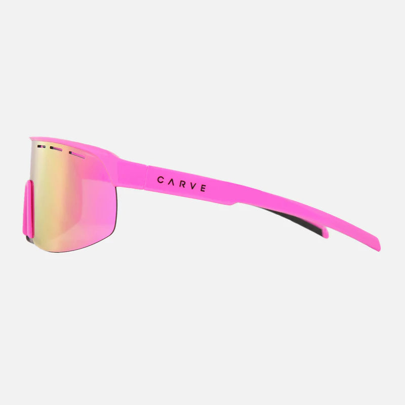 Velocity HD - Gloss Pink Frame, Grey Lens HD with Pink Iridium plus venting