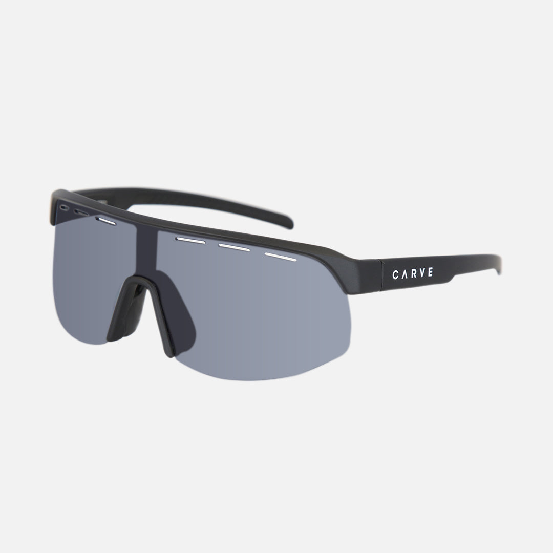 Velocity - Matt Black Frame Grey Lens with Venting