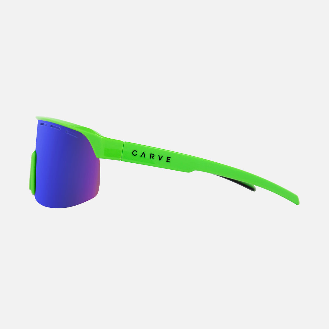 Velocity - Frame: Gloss Lime <br> Lens: Grey with Eternal Green Iridium plus Venting