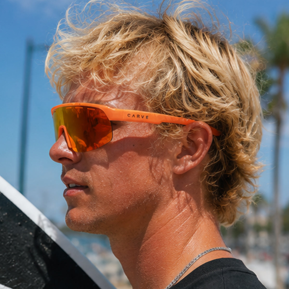 Velocity HD - Gloss Orange Frame, Grey Lens with Orange Iridium plus Venting