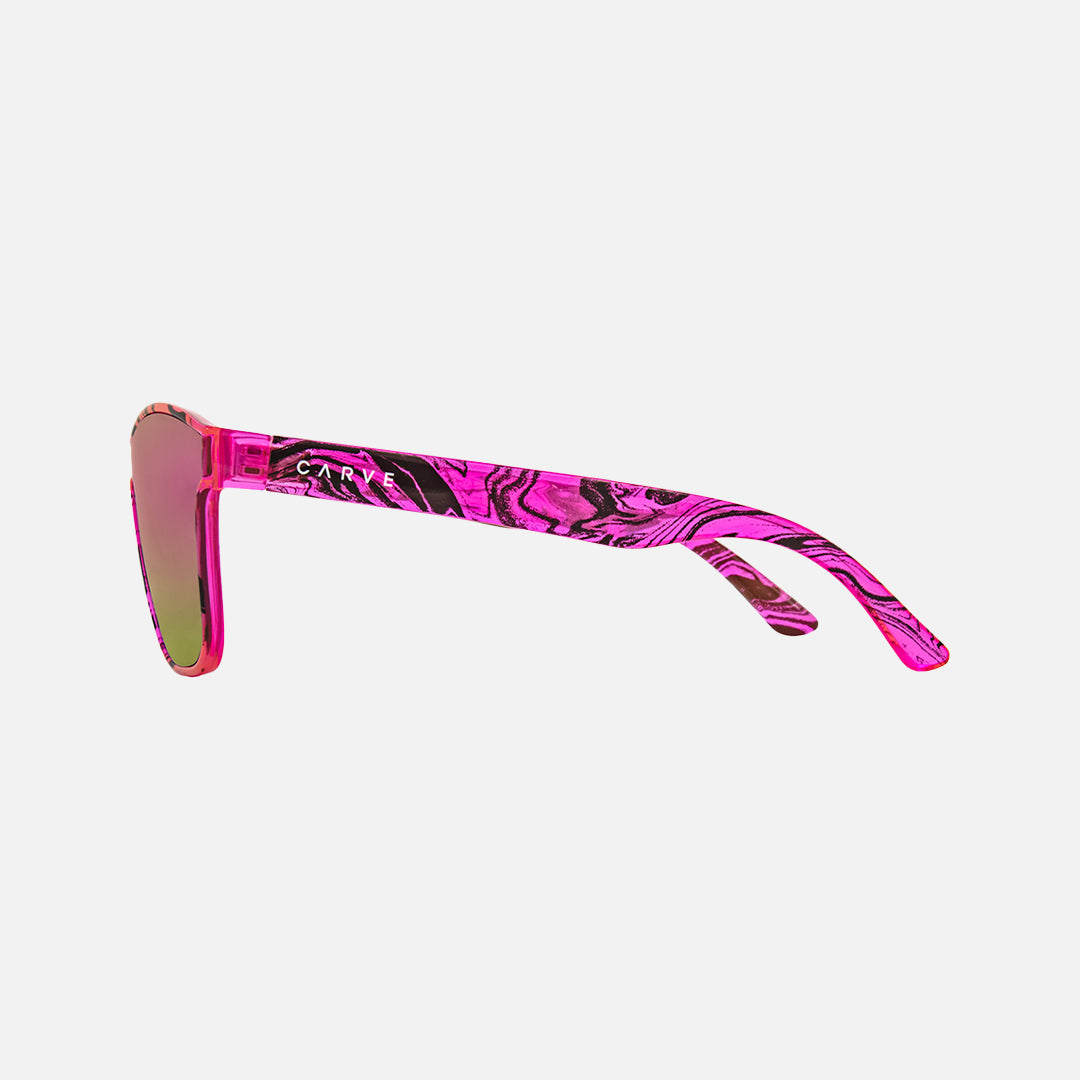 Riot - Gloss XTL Hot Pink Swirl Frame with Grey and Pink Gold Lens