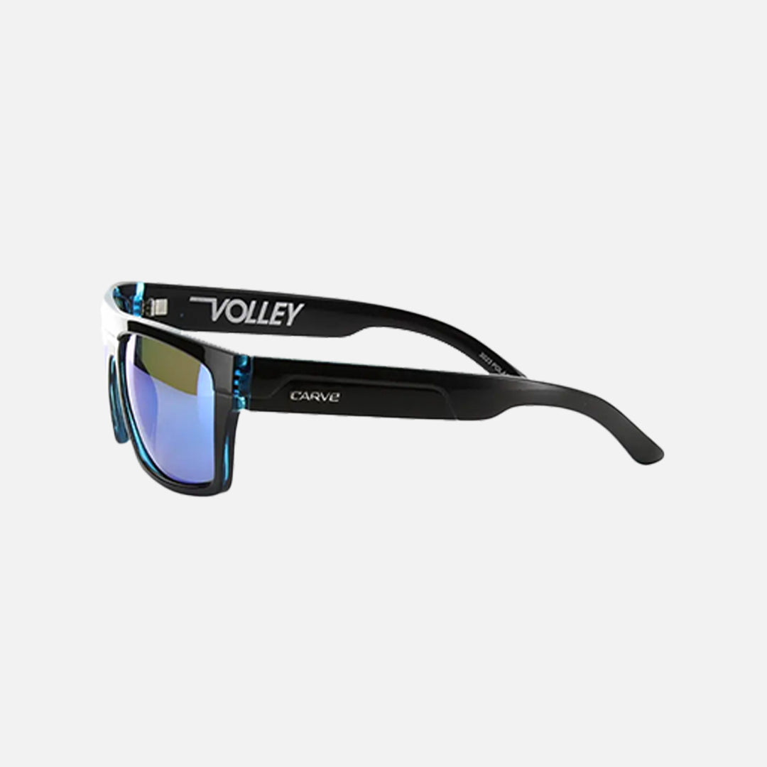 Volley - Polarized Iridium Gloss Black / Blue Frame Sunglasses