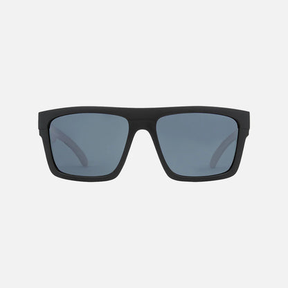 Volley - Matt Black Frame, Grey Injected Polarized Lens with Silver Iridium