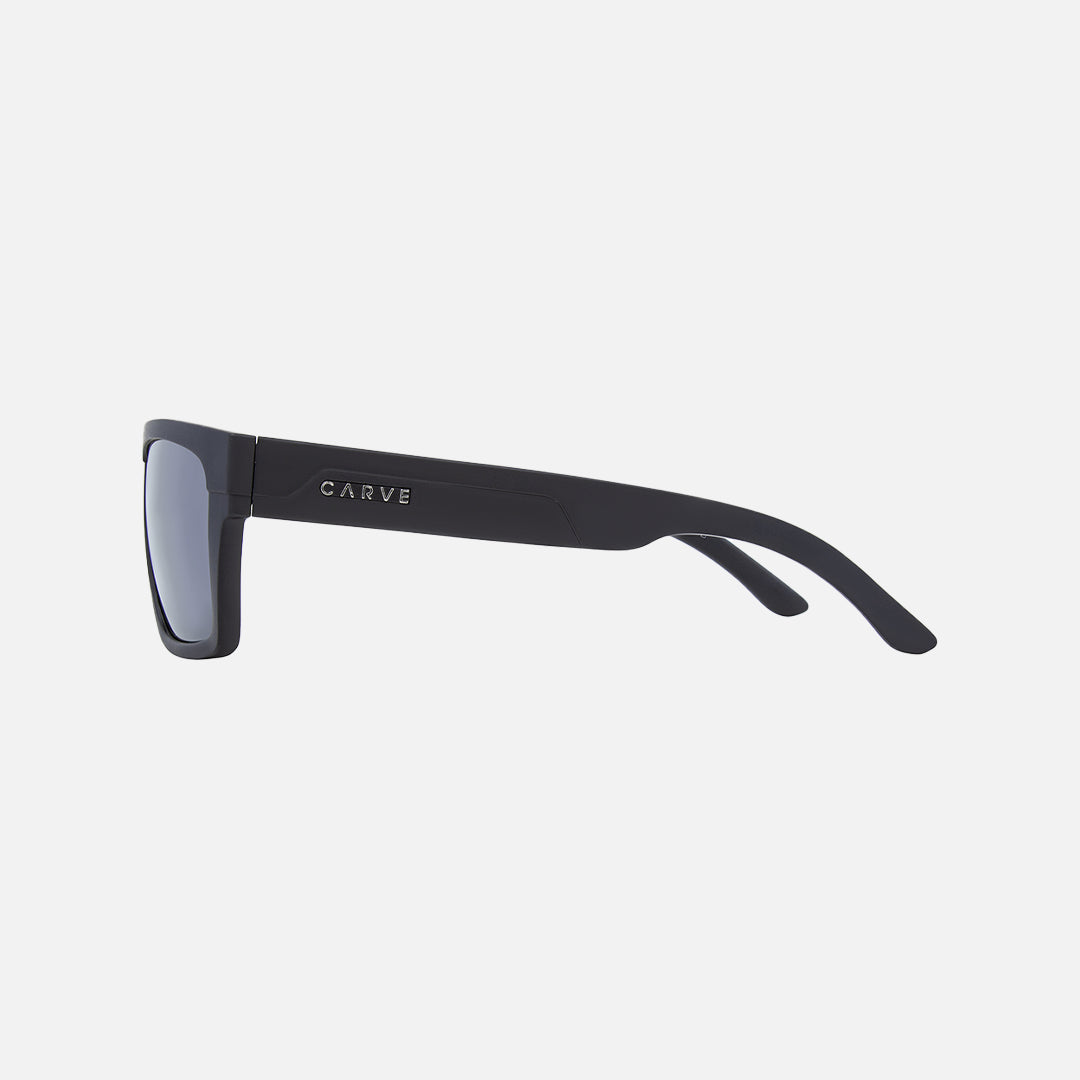 Volley - Matt Black Frame, Grey Injected Polarized Lens with Silver Iridium