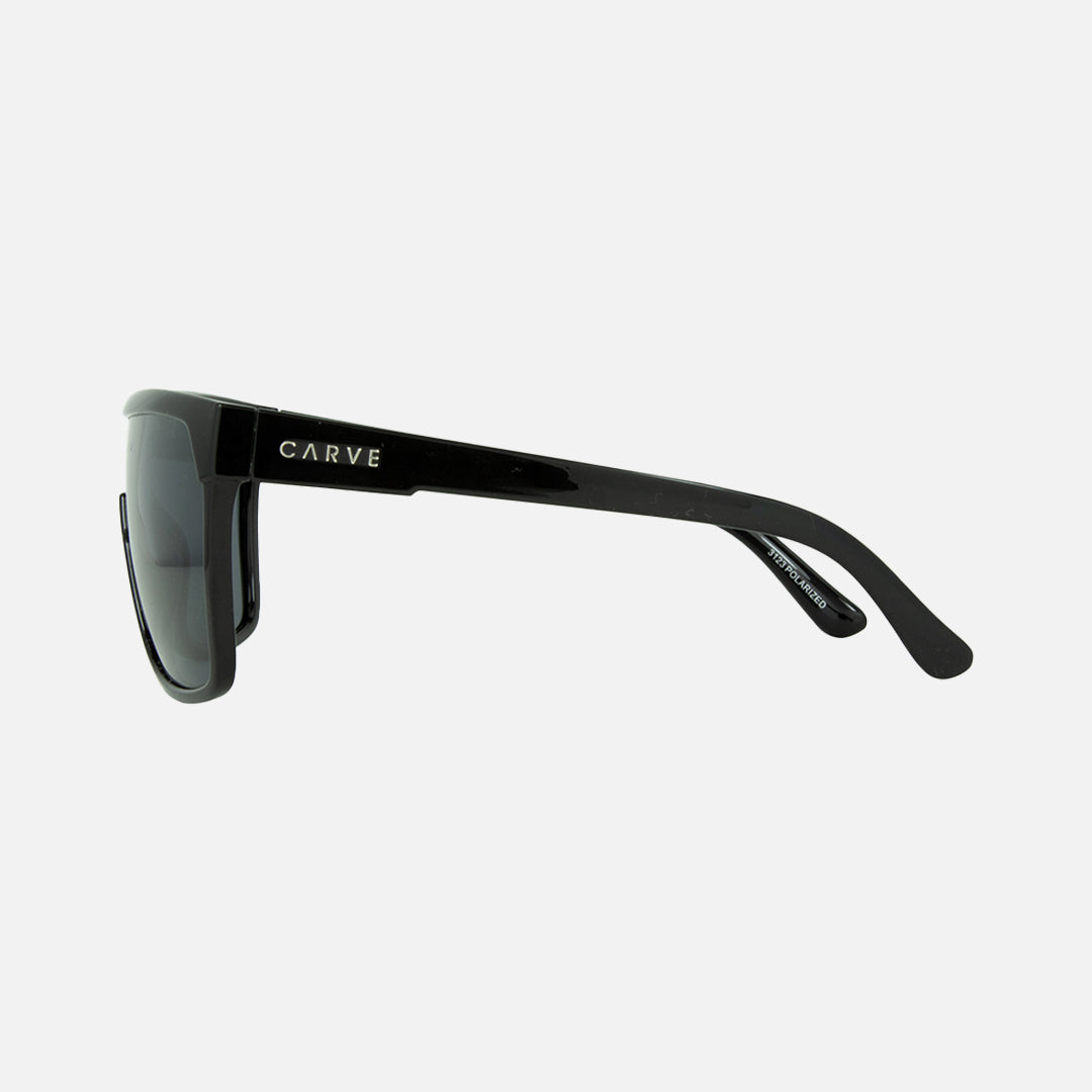 La Ropa - Gloss black Grey Polarized lens