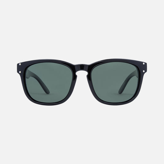 Bohemia - Polarized Gloss Black Frame Sunglasses