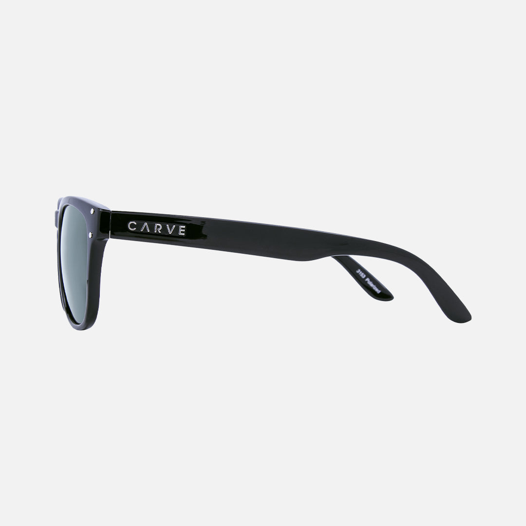 Bohemia - Polarized Gloss Black Frame Sunglasses