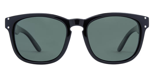 Bohemia - Polarized Gloss Black Frame Sunglasses