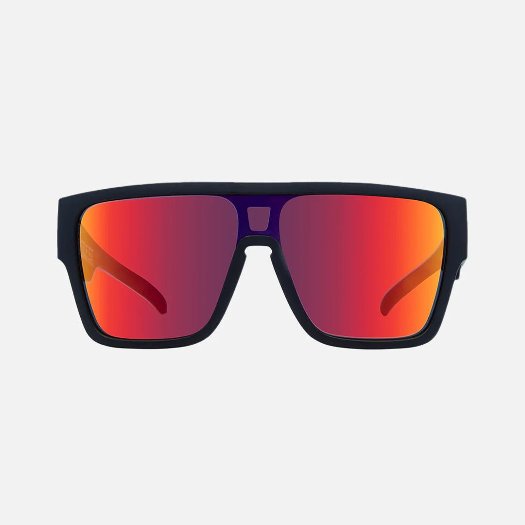 Carve Phenomenon Sunglasses - Matte Black Frame, Black Lenses, UV Protection, Large Size