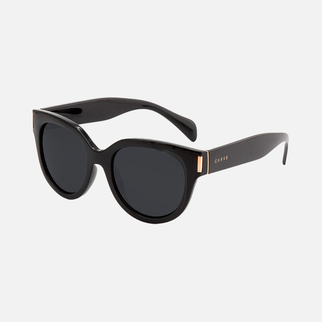 Vivian - Gloss Black Smoke Polarized