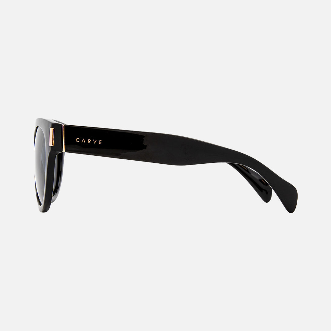 Vivian - Gloss Black Smoke Polarized