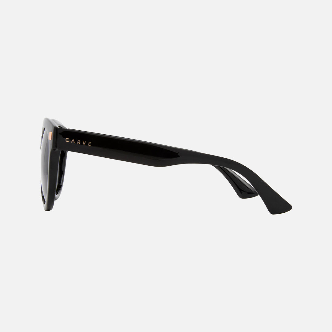 Harpo - Gloss Black Smoke - Polarized