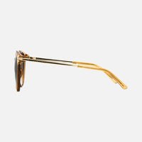 Dahlia - Gloss Honey Crystal Frame Sunglasses