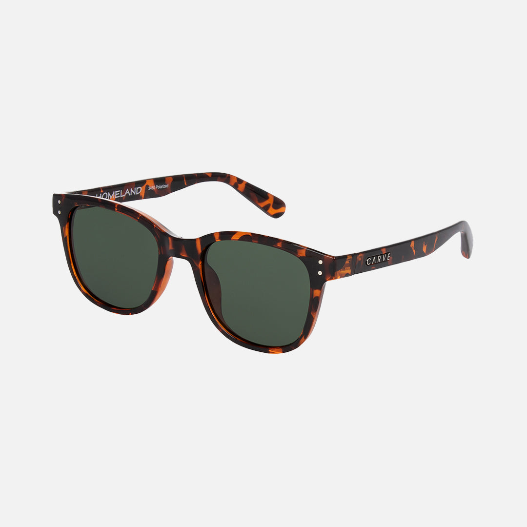 Homeland - Gloss Tort Frame With Green Polarized Lens