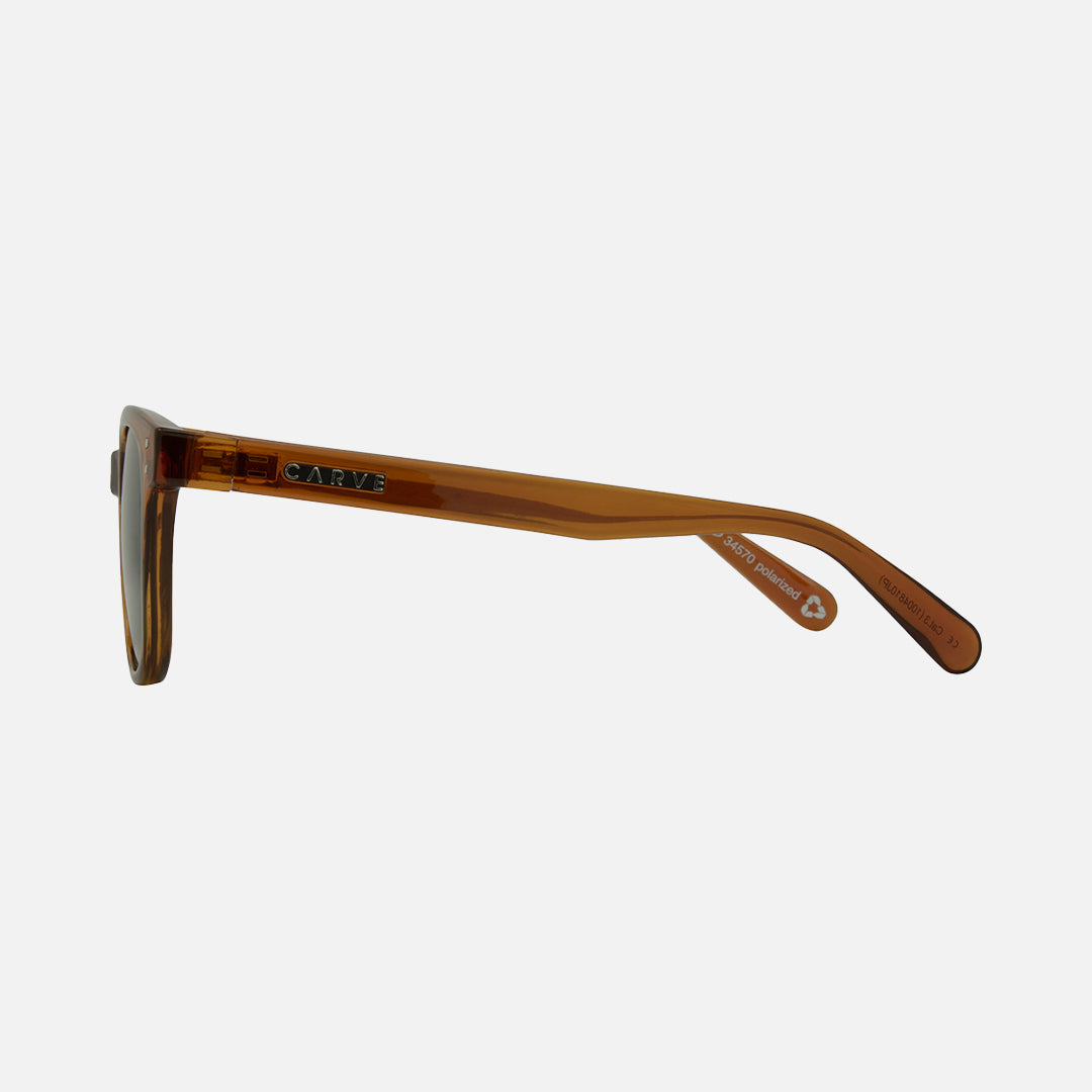 Homeland (Recycled) - Recycled Gloss Translucent Toffee Grey Polarized Lens