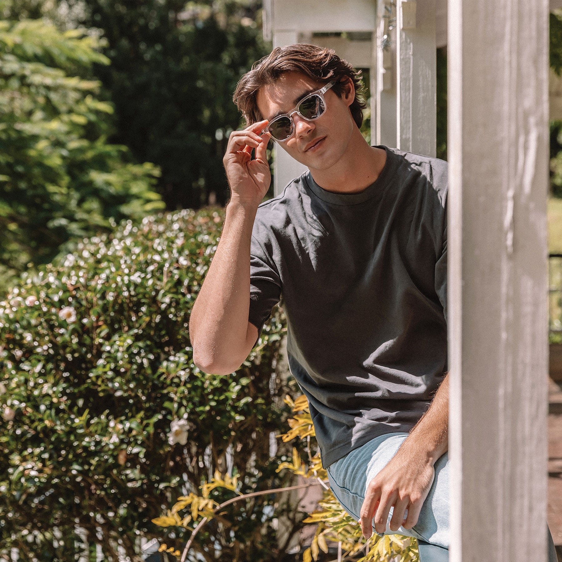 Havana - Gloss Clear Crystal Frame with Grey Polarized Lens