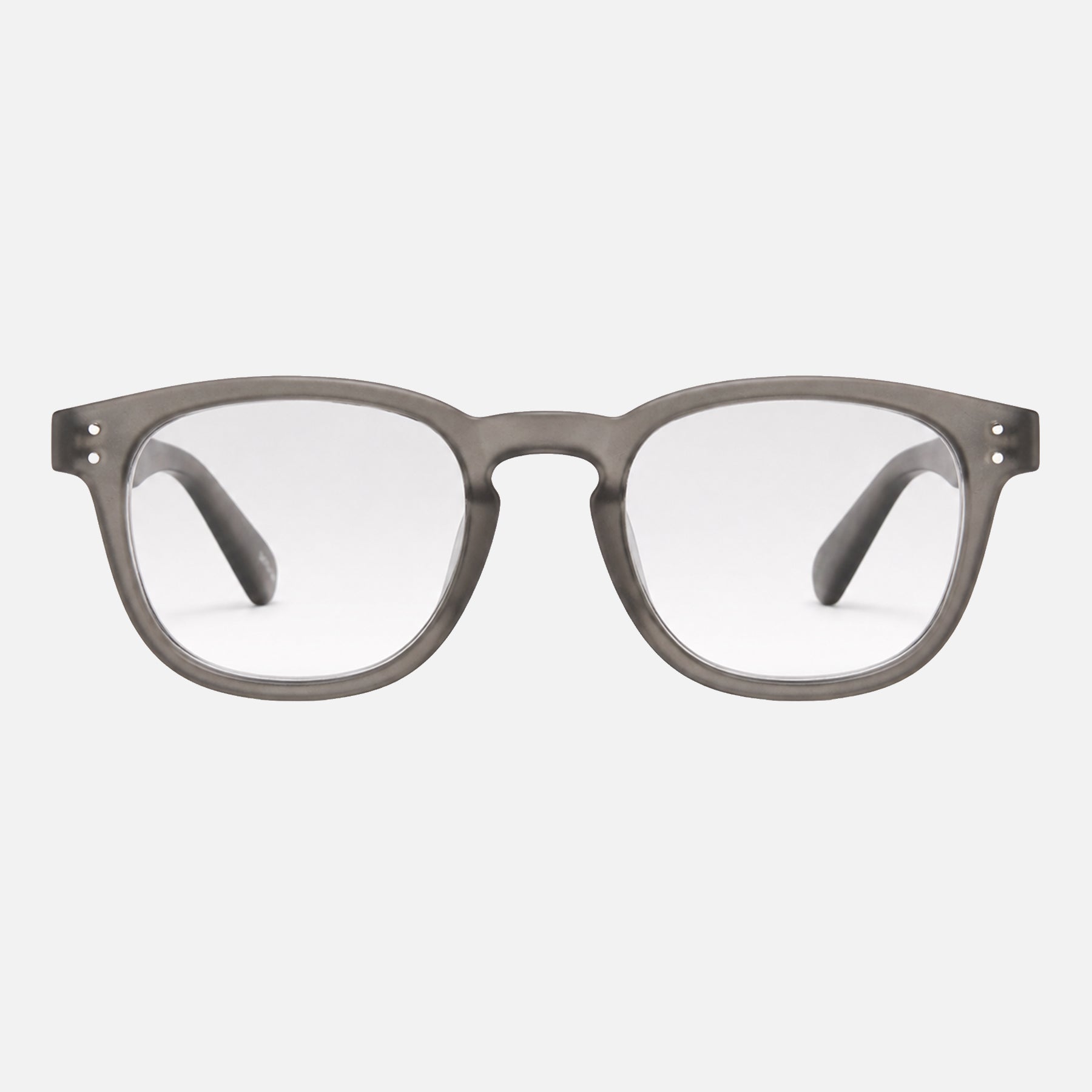 Havana - Blue Light Grey Translucent Frame Glasses
