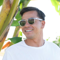 Havana - Gloss Clear Crystal Recycled Frame with Grey Polarized Lens
