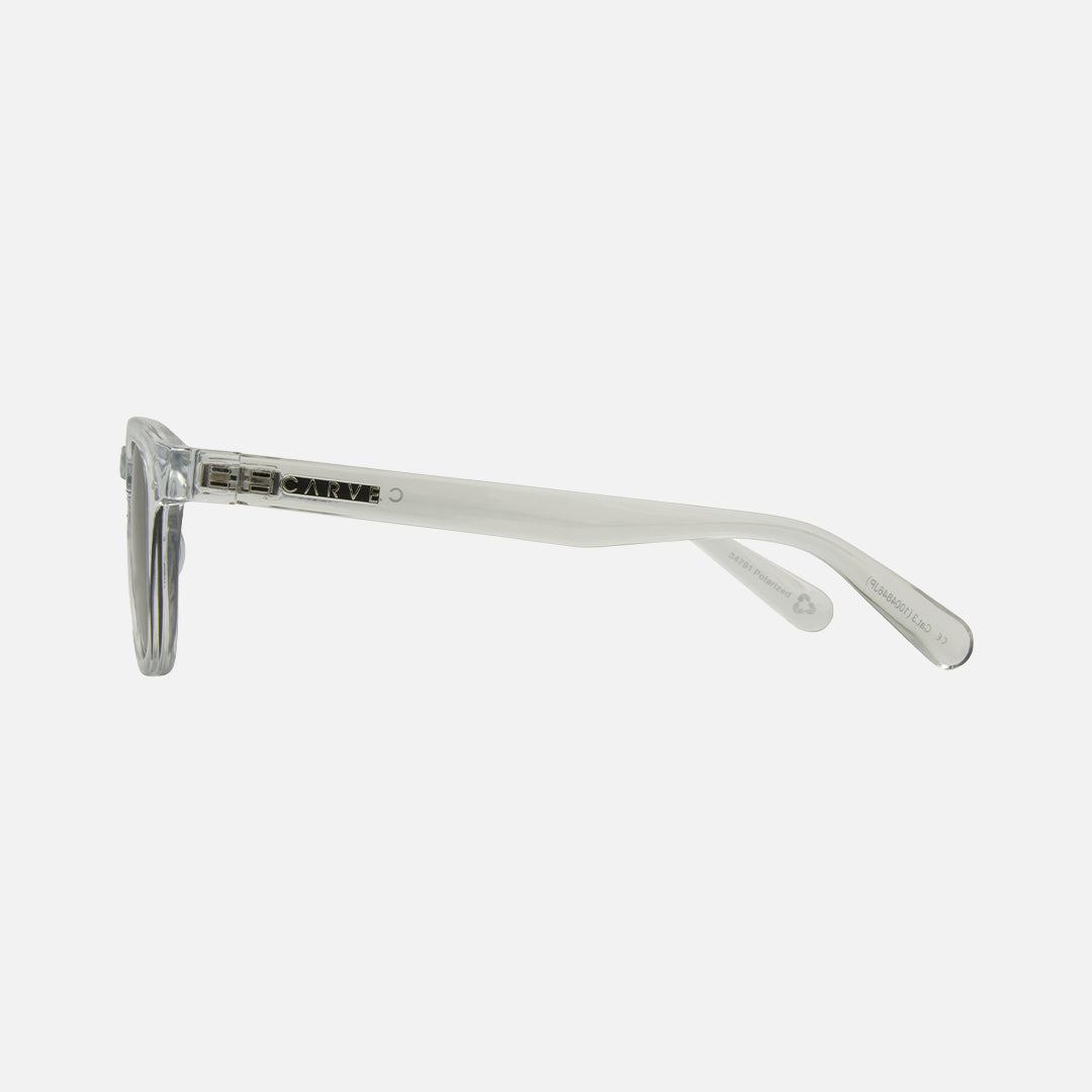 Havana - Gloss Clear Crystal Recycled Frame with Grey Polarized Lens