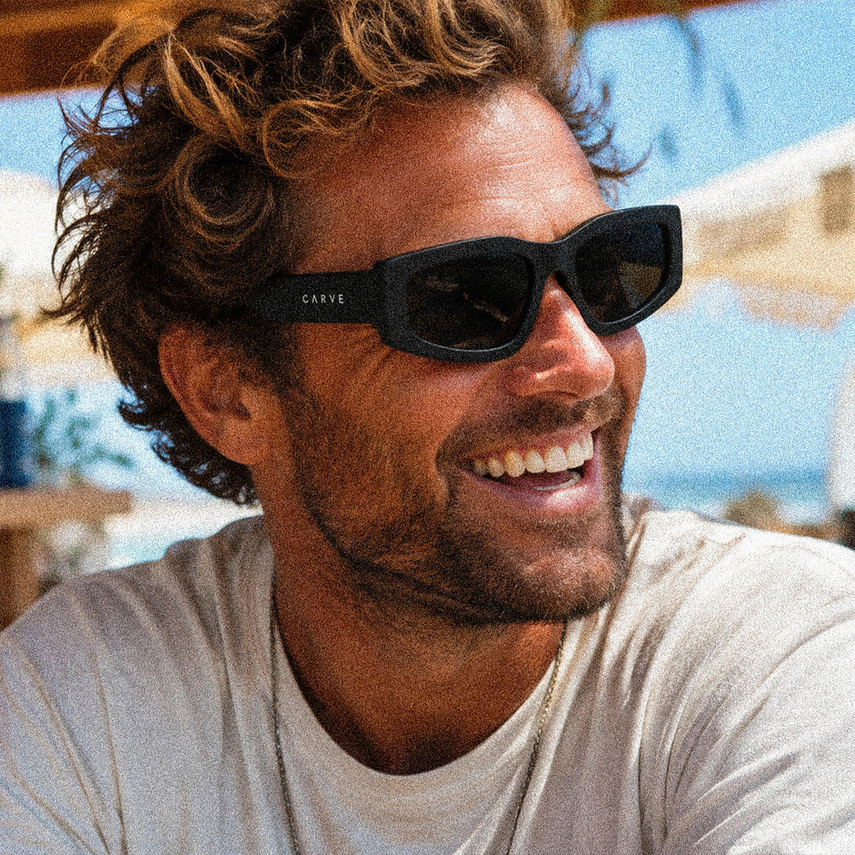 Tempted - Matte Black Frame Grey Polarized Lens
