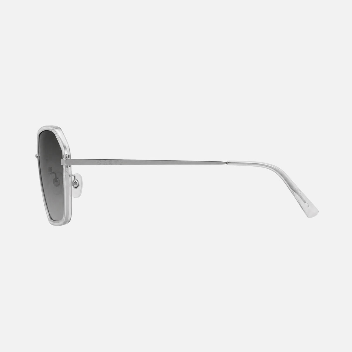 Bardot - Polarized Clear Crystal Frame Sunglasses