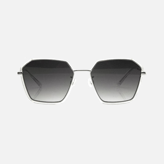 Bardot - Polarized Clear Crystal Frame Sunglasses