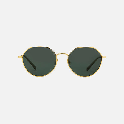 Harper - Polarized Matt Gold Frame Sunglasses