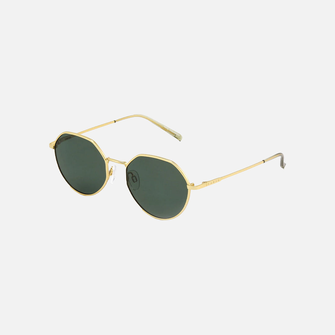 Harper - Polarized Matt Gold Frame Sunglasses