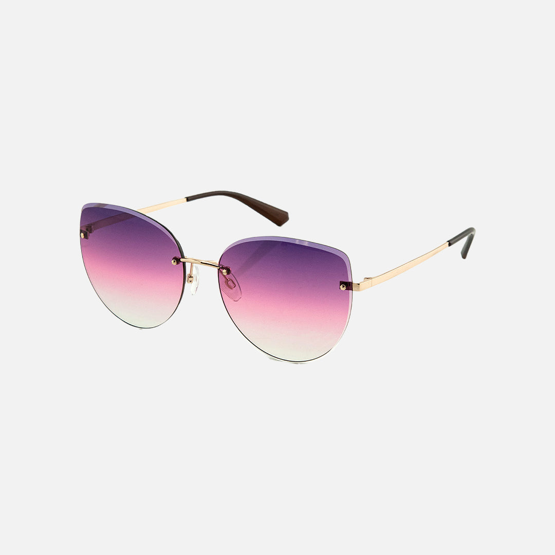 Foxy - Light Gold Frame Sunglasses