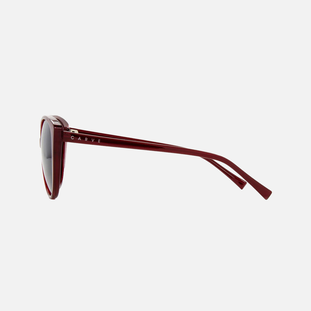 Brigitte - Polarized Pearl Red Frame Sunglasses