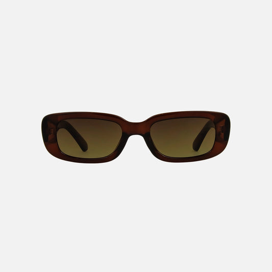 Lizbeth - Crystal Dark Brown Frame with Brown lens