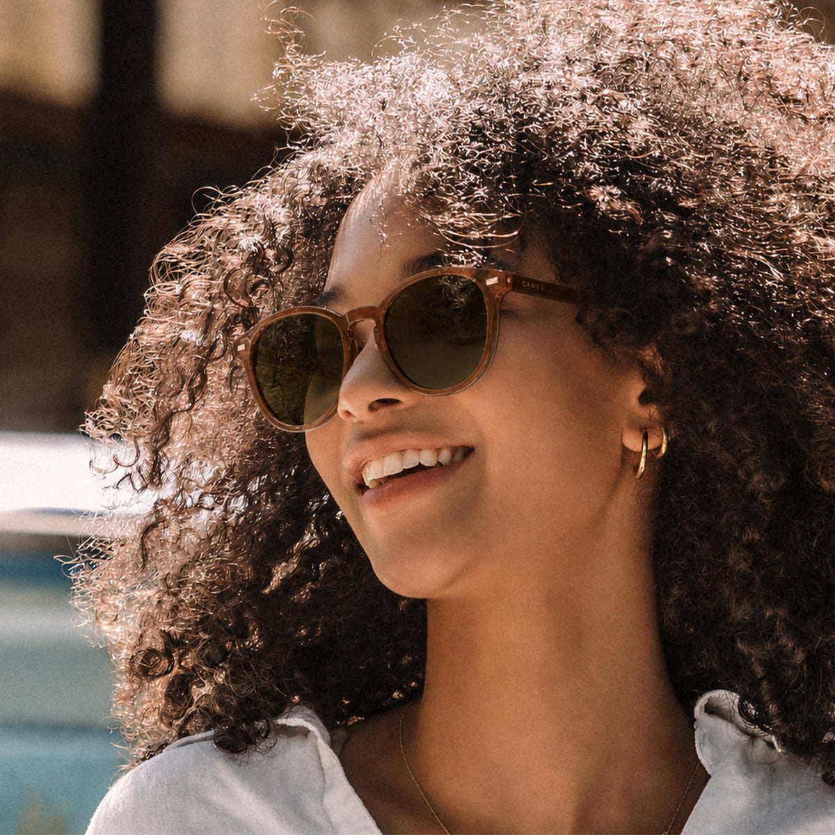 Oslo - Gloss Crystal Tobacco Recycled Frame Brown Polarized Lens