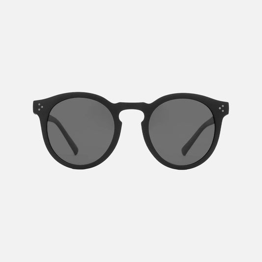 Fletcher - Matt black Dark Grey Polarised Lens