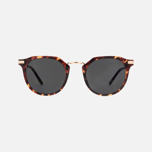 Frankie - Gloss Tort Gold Metal Grey Lens