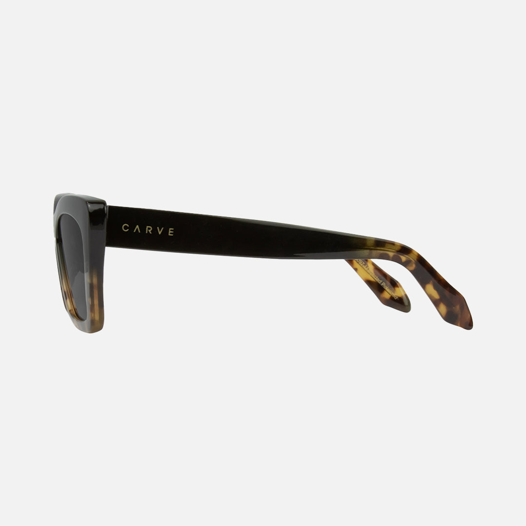 Tahoe II Alyssa Spencer - Gloss Black Tort Frame with Grey Polarised Lens