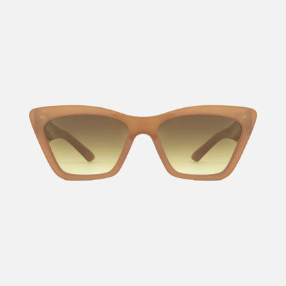 Tahoe - Gloss Translucent Nude Frame with  Gradient Brown Lens