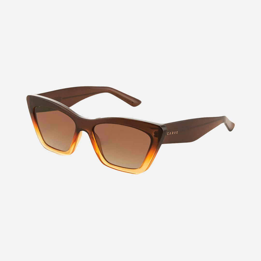 Tahoe - Chocolate Brown to Toffee Frame with Brown Gradient Lens