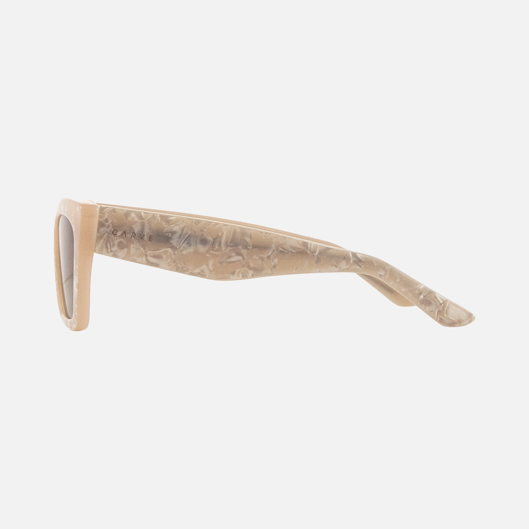 Tahoe - Creamy Quartz Frame with Brown Gradient Lens