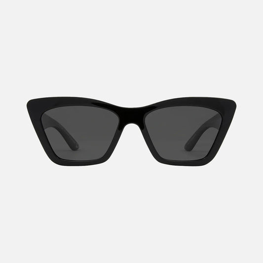 Tahoe (Recycled) - Recycled Gloss Black Frame with Grey Polarized Lens