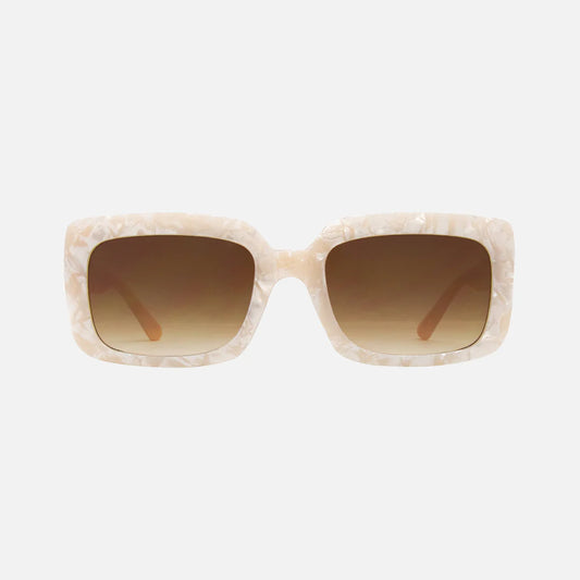 Laguna - Creamy Quartz Frame with Brown Gradient Lens