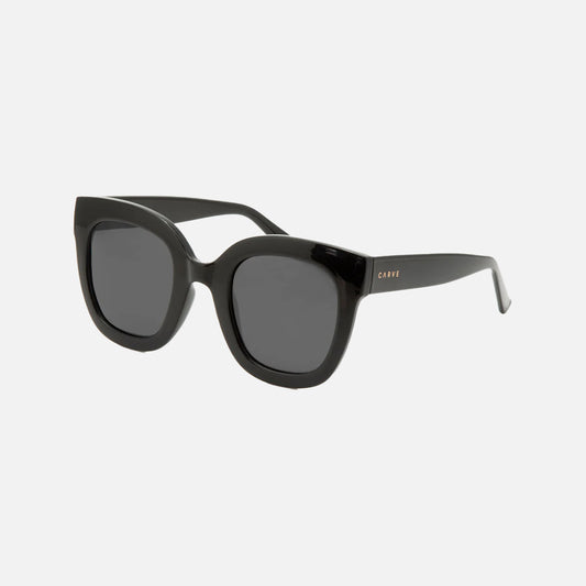 Lucia - Gloss Black Dark Grey Polarized Lens