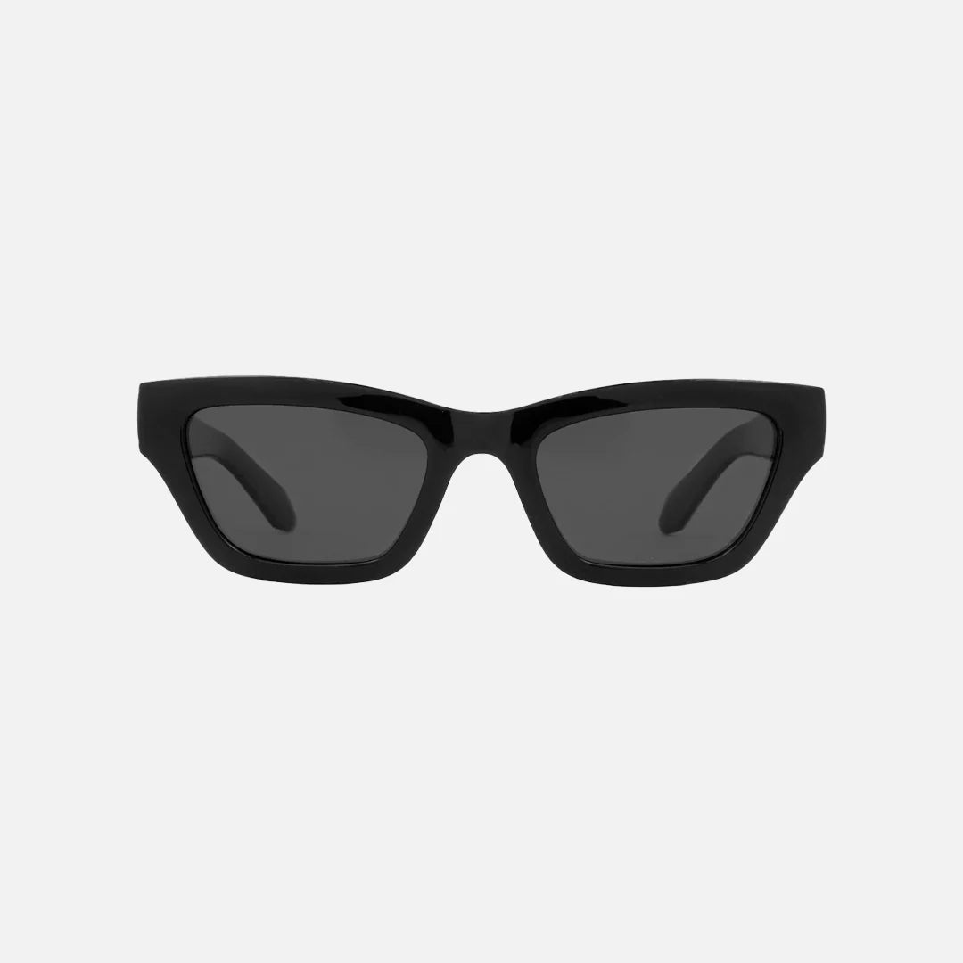 Valencia - Gloss black Dark Grey Polarized Lens